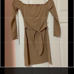 Off shoulder mini dress